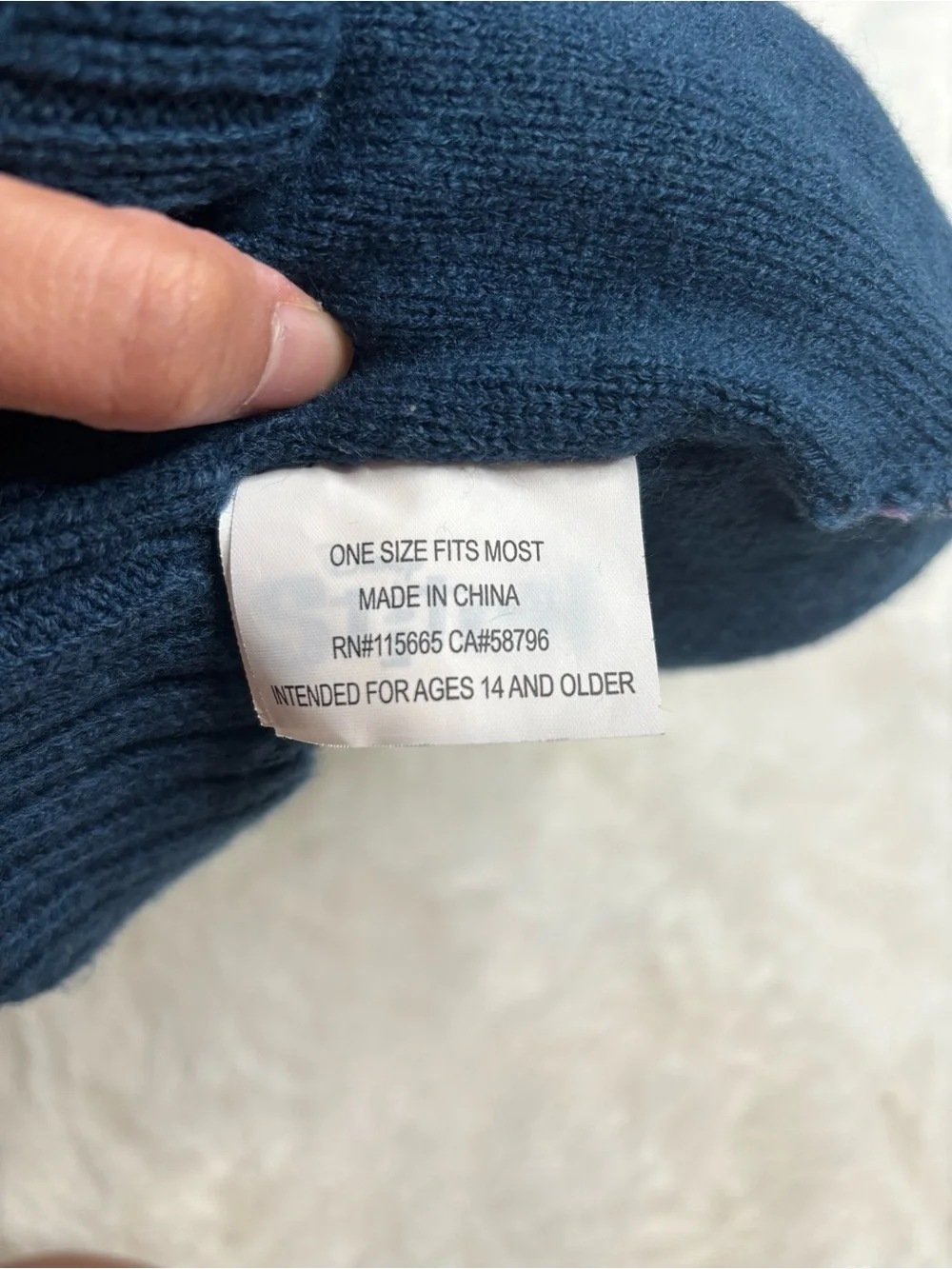 Disney Stitch Knit Beanie - Dark Blue